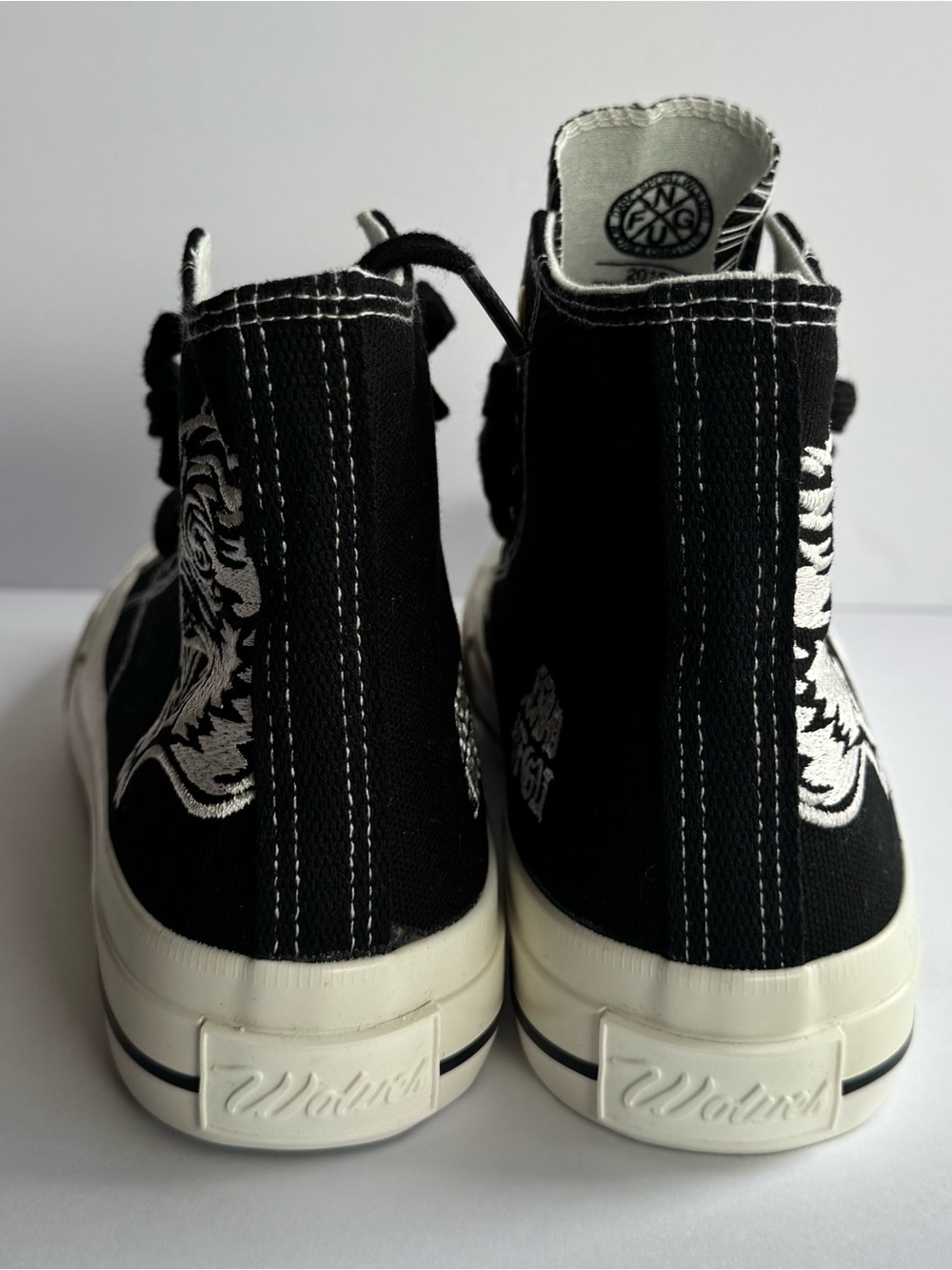Darc Sport Black High-Top Sneakers size 7 Men, 8.5 Women - Picture 3 of 6